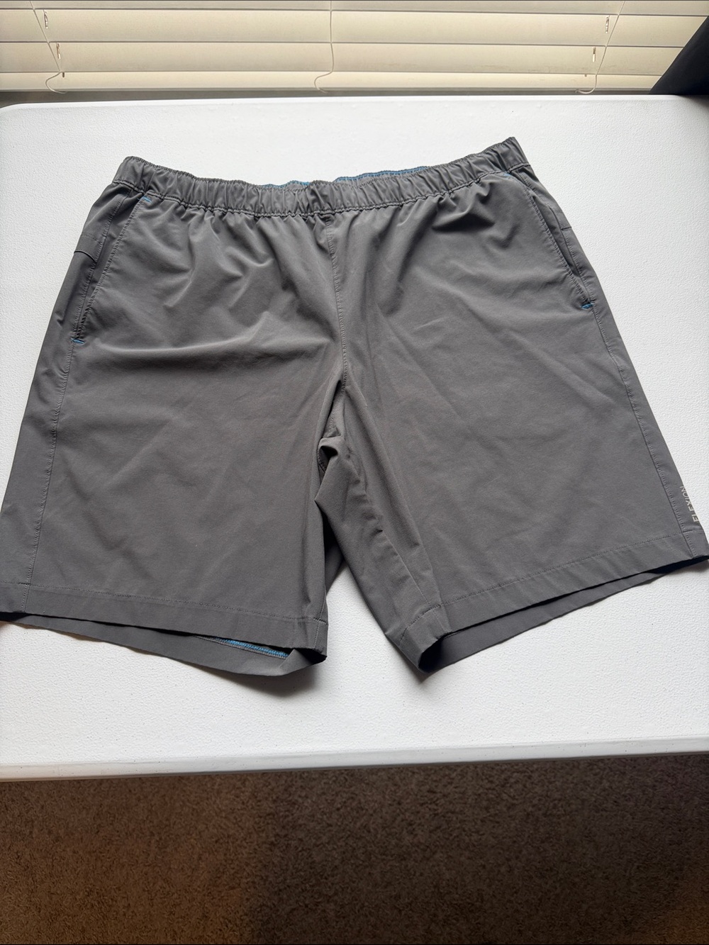 Eddie Bauer Men's Gray Performance Stretch Shorts Swim